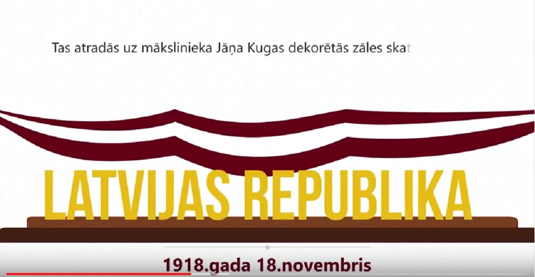 Video Animacija Latvijas Valsts Karoga Vesture Ir Lv