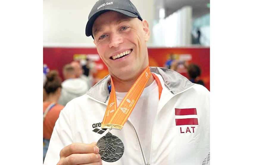 Latvia's Andrejs Duda Breaks Masters World Records in 50 Fly and 50 Free